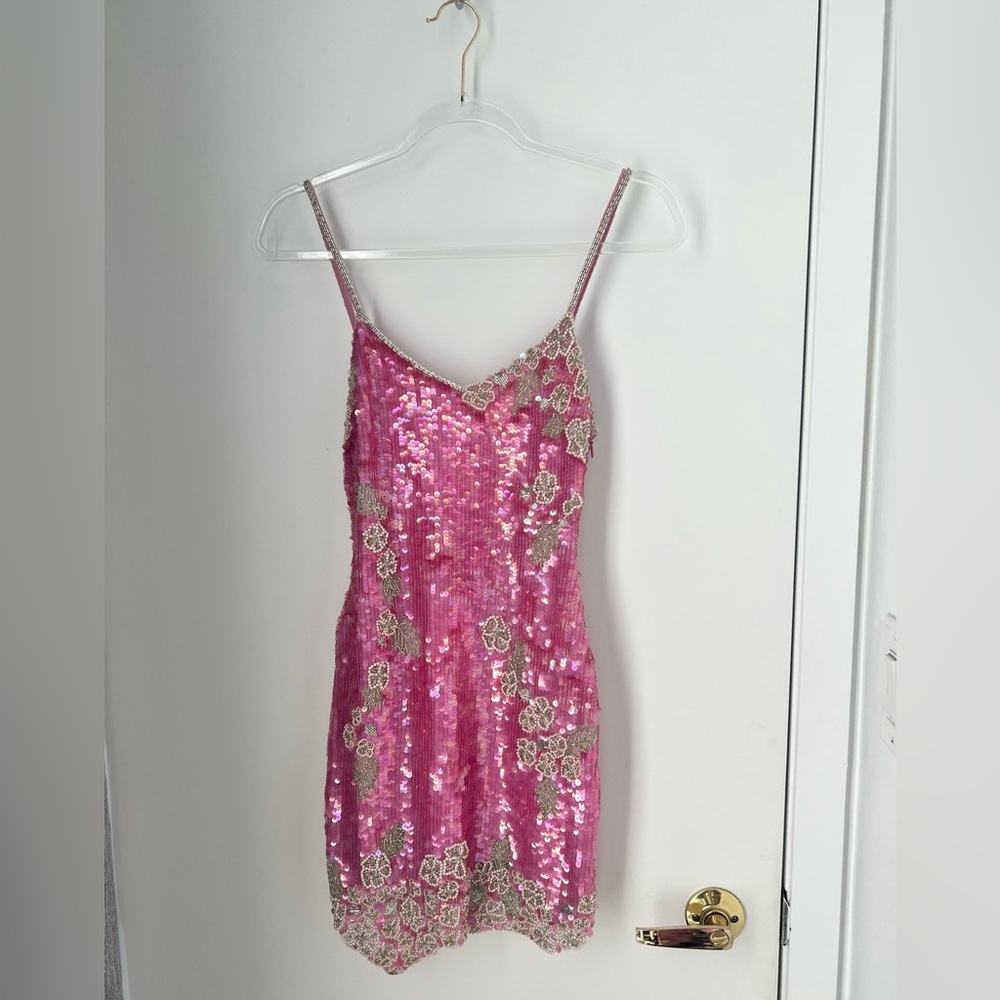 ❌❌no longer available❌❌LoveShackFancy Meline Embellished Sequined Dress - Picture 2 of 5